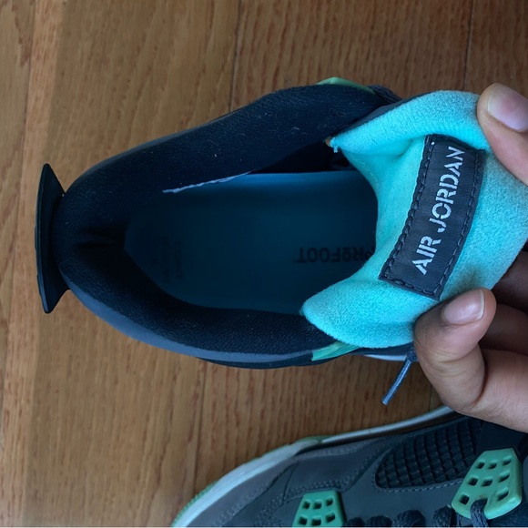 Air Jordan 4 Green aglow - Picture 4 of 5